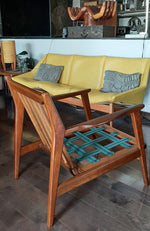 REFINISHED MCM Lounge Chair NEW CUSHIONS in Knoll stain resistant fabric, Perfect 7