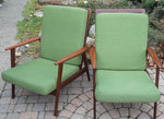 A pair of Danish MCM Solid Teak Lounge Chairs REFINISHED 3