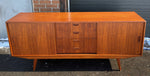REFINISHED Danish Mid Century Modern Teak Sideboard, 71.75