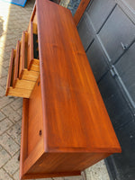 REFINISHED Mid Century Modern Teak Sideboard by Punch Design 6ft 3