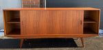 REFINISHED Danish Mid Century Modern Teak Sideboard, 71.75