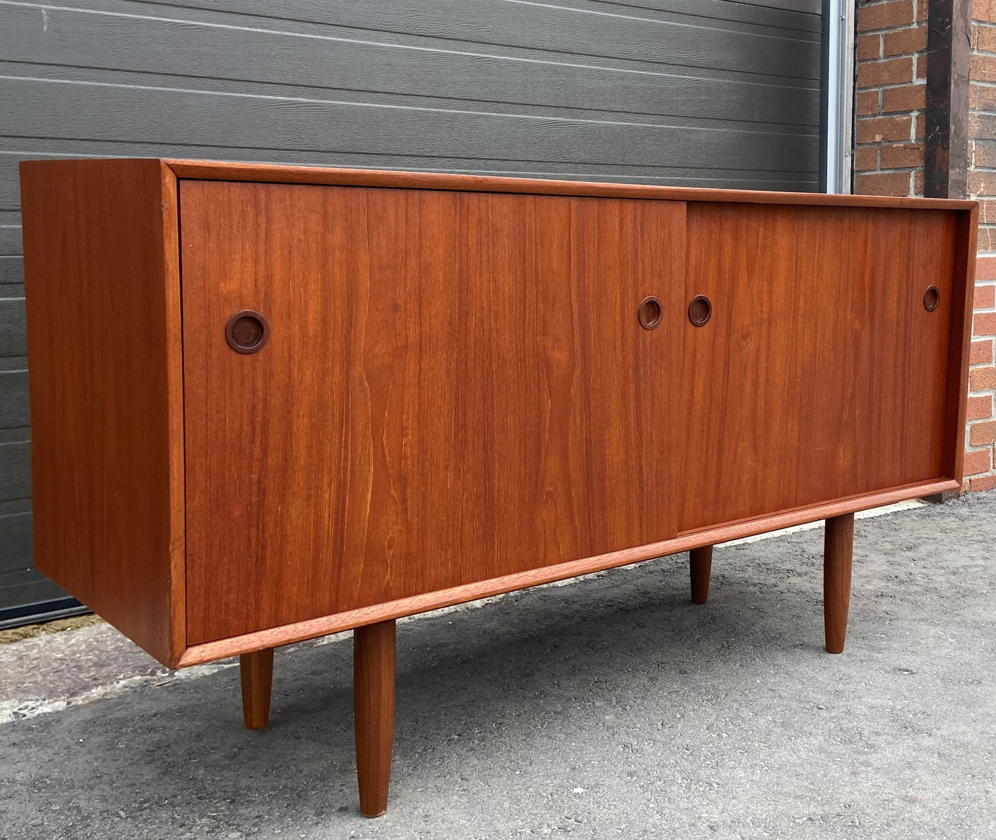 REFINISHE MCM Teak Sideboard by Punch 54", Perfect