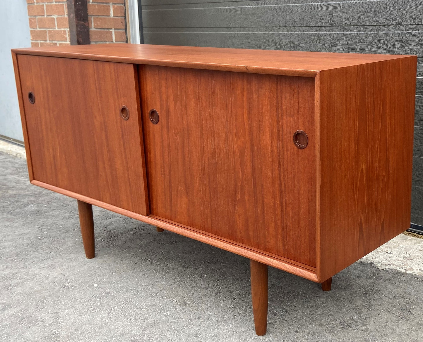 REFINISHE MCM Teak Sideboard by Punch 54", Perfect
