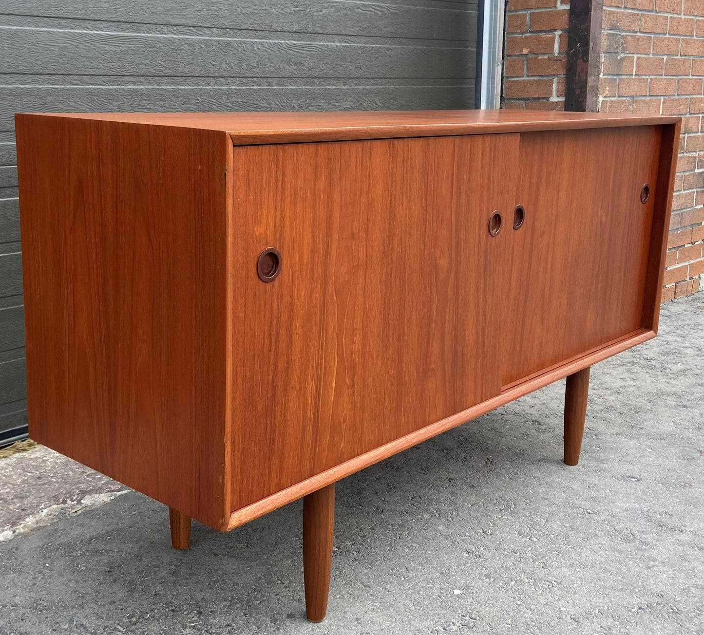 REFINISHE MCM Teak Sideboard by Punch 54", Perfect