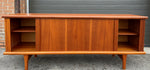 REFINISHED Mid Century Modern Teak Sideboard by Huber 77.75