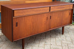 REFINISHED Mid Century Modern Teak Sideboard by Punch Design 60
