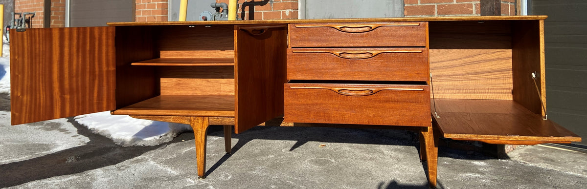 REFINISHED Mid Century Modern Sideboard by T.Robertson for McIntosh 78