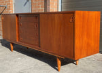 REFINISHED MCM Teak Sideboard Credenza 77