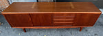REFINISHED Danish Mid Century Modern Teak Sideboard 7 ft 6