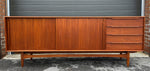 REFINISHED Danish Mid Century Modern Teak Sideboard 82