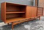 REFINISHED Danish Mid Century Modern Teak Sideboard 82