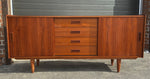 REFINISHED Danish MCM Teak Sideboard Credenza 71