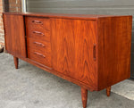 REFINISHED Danish MCM Teak Sideboard Credenza 70