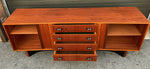 REFINISHED MCM Teak Sideboard with tambour doors by RS Associates 78