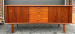 REFINISHED Mid Century Modern Teak Sideboard Buffet by Punch 72