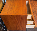 REFINISHED Danish MCM Teak Sideboard Credenza 72