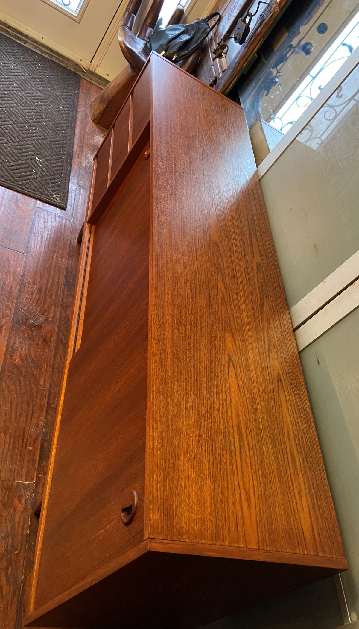REFINISHED Danish MCM Teak Sideboard Credenza 72