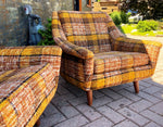 Restored Danish Mid Century Modern Teak Sofa 4-Seater and Armchair, Mint Condition 3