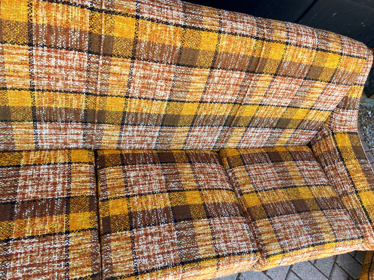 Restored Danish Mid Century Modern Teak Sofa 4-Seater and Armchair, Mint Condition