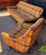Restored Danish Mid Century Modern Teak Sofa 4-Seater and Armchair, Mint Condition 6