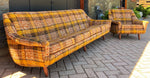Restored Danish Mid Century Modern Teak Sofa 4-Seater and Armchair, Mint Condition 7