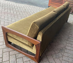 REFINISHED REUPHOLSTERED MCM Teak 4-Seater Sofa & Armchair in Wool Mohair - PERFECT 6