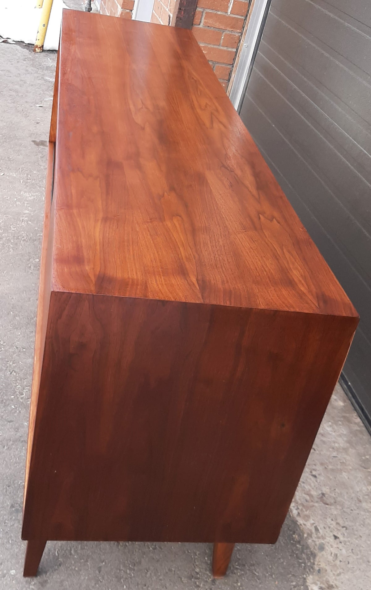 REFINISHED MCM Teak Sideboard Credenza 70