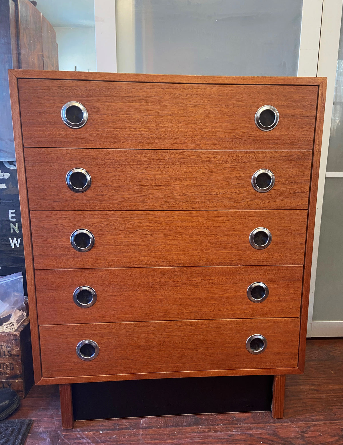 REFINISHED Mid Century Modern Teak Dressers 9 drawers & 5 Drawers, Narrow