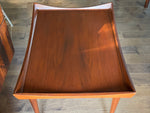 Set of 2 REFINISHED MCM Walnut Accent Tables by Deilcraft 7