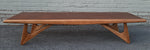 Sculptural MCM Walnut & Ash Coffee table REFINISHED, in style of A.Pearsall, Perfect 2