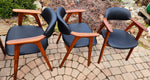 2 REFINISHED REUPHOLSTERED Mid Century Modern walnut armchairs 14