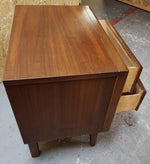 Mid Century Modern Walnut Bedside/ End Table in style of Vladimir Kagan 2