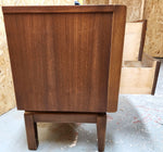 Mid Century Modern Walnut Bedside/ End Table in style of Vladimir Kagan 5