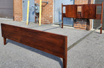 REFINISHED Mid Century Modern Walnut Bed Double/ Full 1