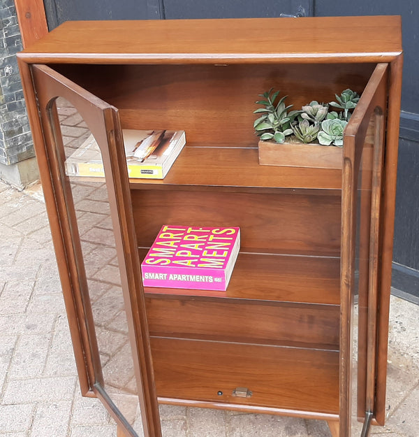 RESTORED MCM Walnut Bookcase Petite L 29"x H 42", PERFECT