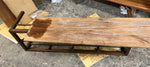 REFINISHED Mid Century Modern Walnut Coffee Table, Floating Top L 58