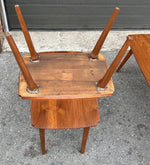REFINISHED Mid Century Modern Solid Walnut Coffee Table & 2 End Tables 10