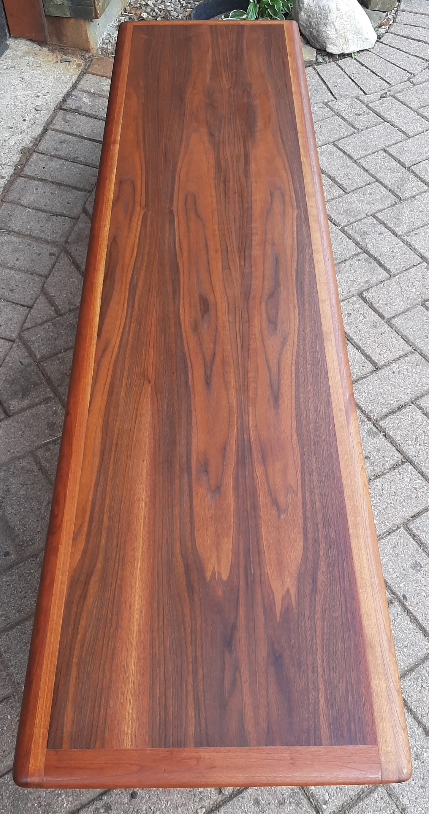 REFINISHED MCM Walnut Coffee Table by Lane, PERFECT