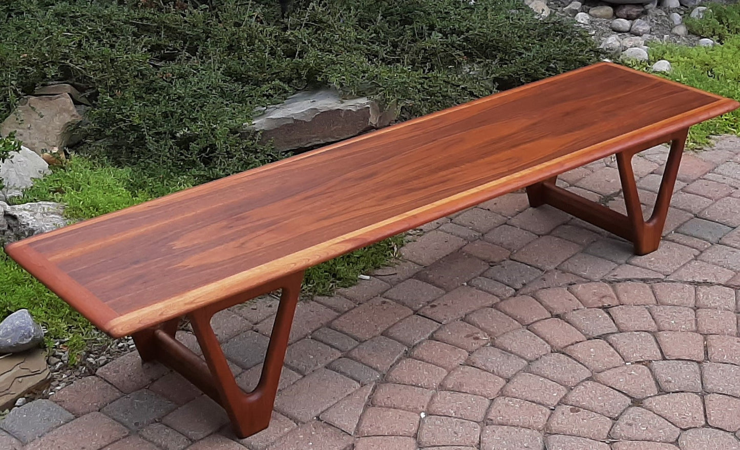 REFINISHED MCM Walnut Coffee Table by Lane, PERFECT