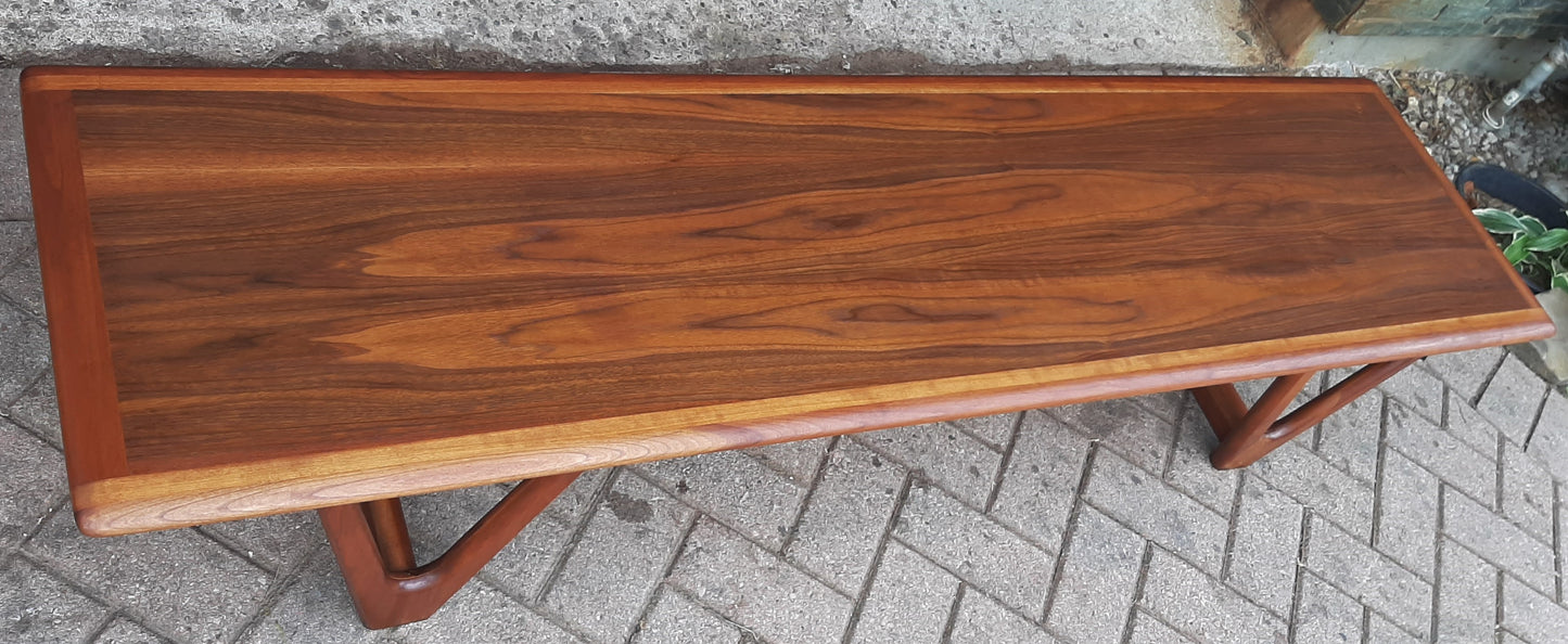 REFINISHED MCM Walnut Coffee Table by Lane, PERFECT