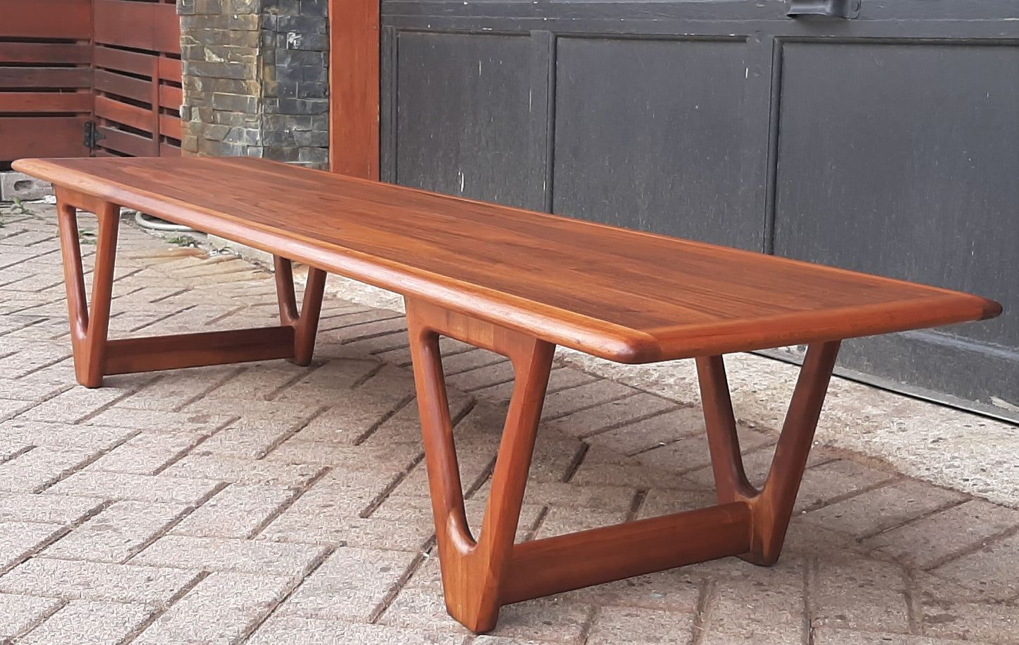 REFINISHED MCM Walnut Coffee Table by Lane, PERFECT