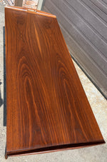 REFINISHED Mid Century Modern Walnut tray-style coffee table, Perfect 5