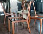 8 REFINISHED MCM walnut sculptural chairs PERFECT, ready for new upholstery, each chair $249 - Mid Century Modern Toronto 9
