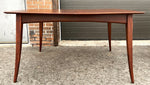 REFINISHED Mid Century Modern Walnut Table w 3 Leaves by R. Spanner 55