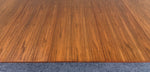 REFINISHED Mid Century Modern Walnut Table w 3 Leaves by Honderich 46