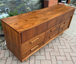 REFINISHED MCM Walnut Dresser 9 drawers, PERFECT 9