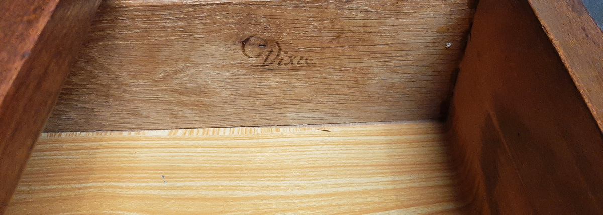 REFINISHED MCM Walnut Dresser 9 drawers by Dixie Furniture Co.