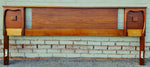 REFINISHED Mid Century Modern Walnut Headboard for a King Bed 1