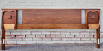 REFINISHED Mid Century Modern Walnut Headboard for a King Bed 5