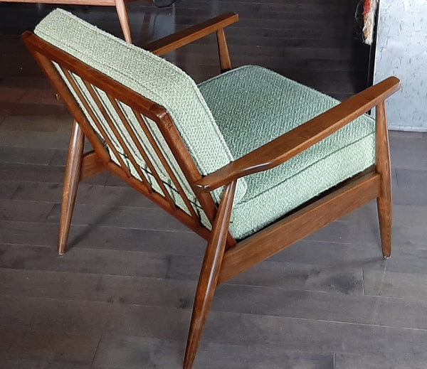 RESTORED MCM Walnut Lounge Chair
